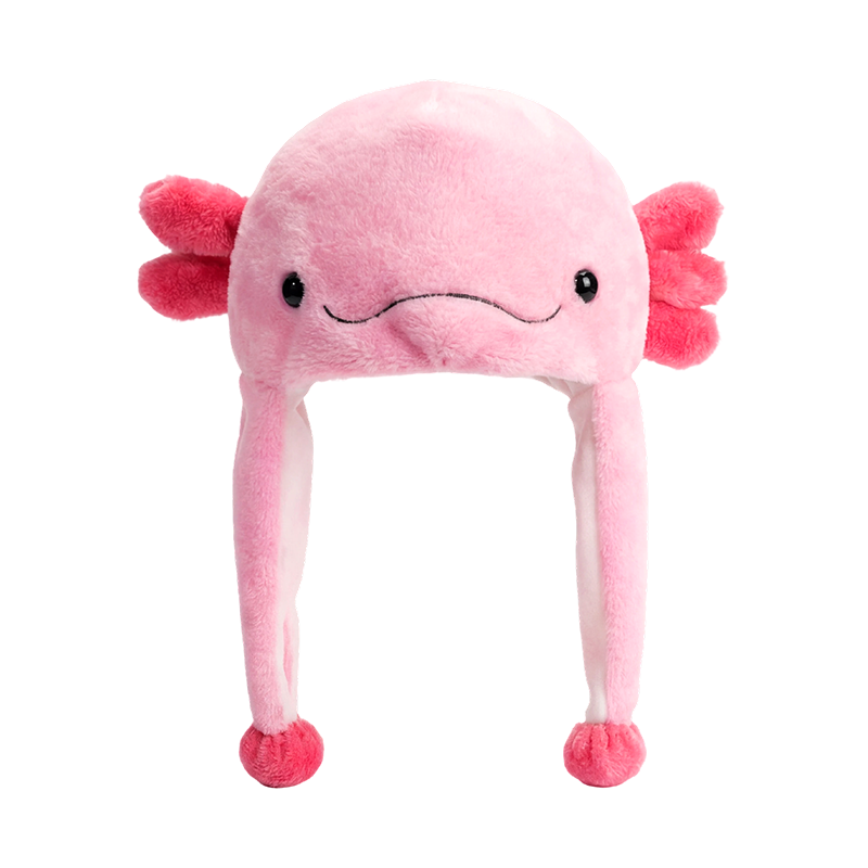 Mũ sang trọng axolotl màu hồng Mũ sang trọng axolotl màu hồng