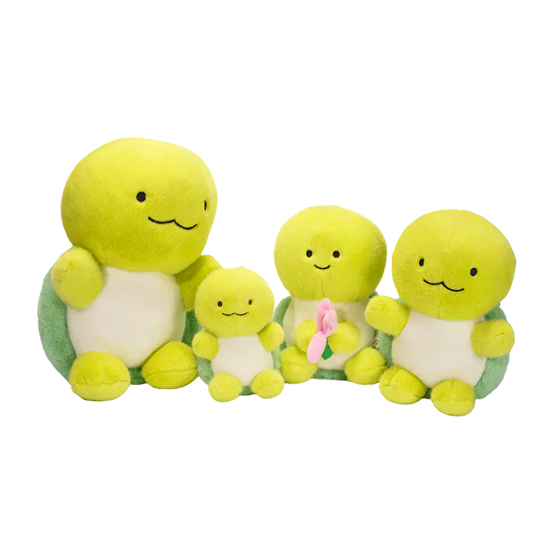 Nhóm búp bê nhồi bông rùa cười toe toét